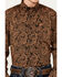 Image #3 - Cinch Boys' Paisley Print Long Sleeve Button Down Western Shirt, Black, hi-res