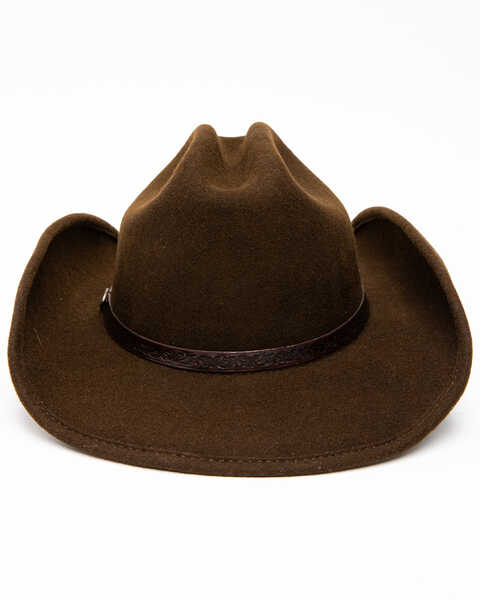 Image #5 - Cody James Crushable Felt Cowboy Hat , Brown, hi-res