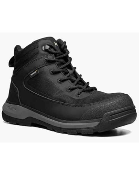 Bogs Men's Shale Work Boots - Composite Toe, Black, hi-res