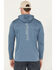 Image #1 - Carhartt Men's Force Sun Defender™ Lightweight Long Sleeve Hooded Work Shirt, Blue, hi-res