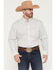 Image #1 - Wrangler Men's Classics Geo Print Long Sleeve Button-Down Western Shirt, Tan, hi-res