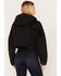Image #4 - Free People Women's Fleur De Lis Denim Puffer Jacket, Black, hi-res