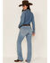 Wrangler Women's Hallie Shiloh Bootcut Jeans, Blue, hi-res