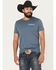 Image #2 - Pendleton Men's Geo Logo Short Sleeve Graphic T-Shirt, Slate, hi-res
