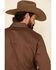 Wrangler Men's Solid Advanced Comfort Long Sleeve Work Shirt, Brown, hi-res