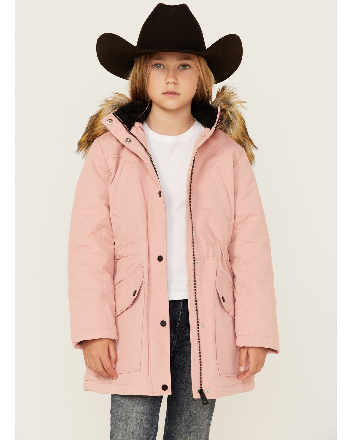 Image #1 - Urban Republic Little Girls' Ballistic Anorak Jacket, Pink, hi-res
