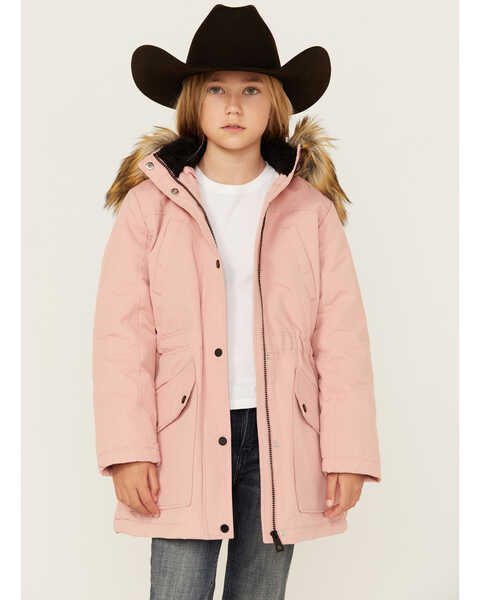 Image #1 - Urban Republic Little Girls' Ballistic Anorak Jacket , Pink, hi-res