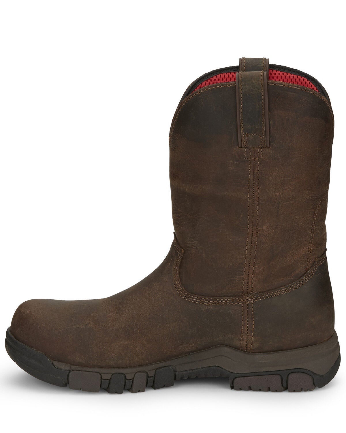justin waterproof composite toe work boots
