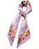 Image #2 - Idyllwind Women's Stockdale Purple Silk Bandana, Natural, hi-res