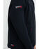 Image #4 - Ariat Men's FR Primo Fleece Logo Work Hooded Sweatshirt - Tall, Black, hi-res