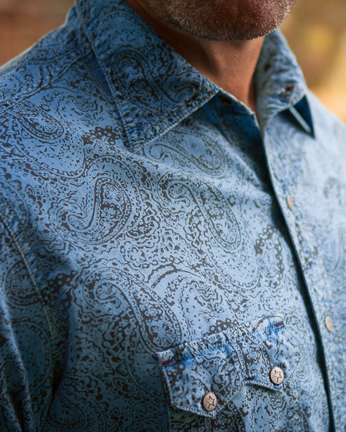 paisley short sleeve shirt