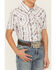 Image #3 - Rock & Roll Denim Boys' Southwestern Print Short Sleeve Button-Down Polo, Ivory, hi-res