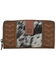 STS Ranchwear Women's Cowhide Saddle Tramp Chelsea Wallet, Brown, hi-res
