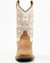 Image #4 - Shyanne Women's Flynn Western Boots - Broad Square Toe, Cream, hi-res