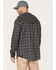 Image #4 - Hawx Men's Roberson Long Sleeve Hooded Flannel, Charcoal, hi-res