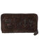 STS Ranchwear By Carroll Women's Brown Westward Ladies Bifold Wallet, Chocolate, hi-res