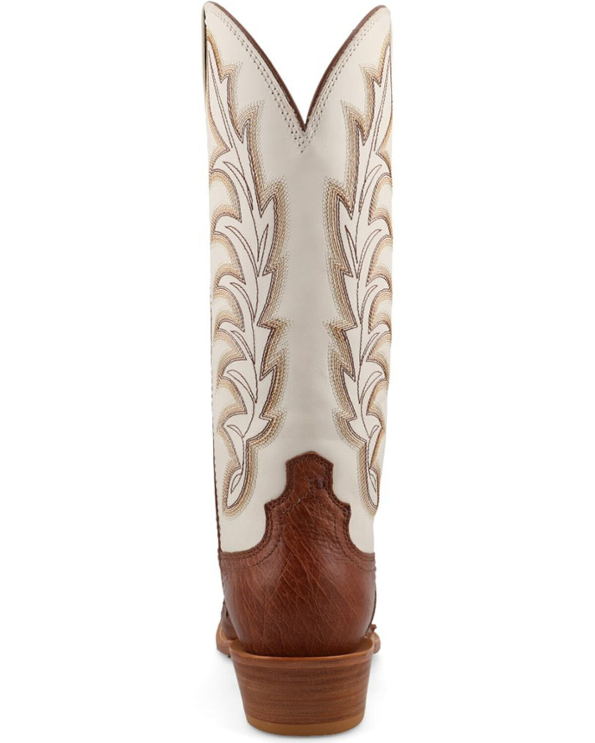 Image #5 - Twisted X Women's Exotic Full Quill Ostrich Western Boots - Square Toe, Chestnut, hi-res