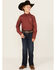 Image #1 - Wrangler Retro Boys' Darren Relaxed Bootcut Stretch Denim Jeans, Blue, hi-res