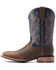 Image #2 - Ariat Men's Slingshot Rowdy Western Performance Boots - Broad Square Toe, Brown, hi-res