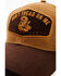 Cody James Men's Don't Tread On Me Oil Canvas Baseball Cap, Brown, hi-res