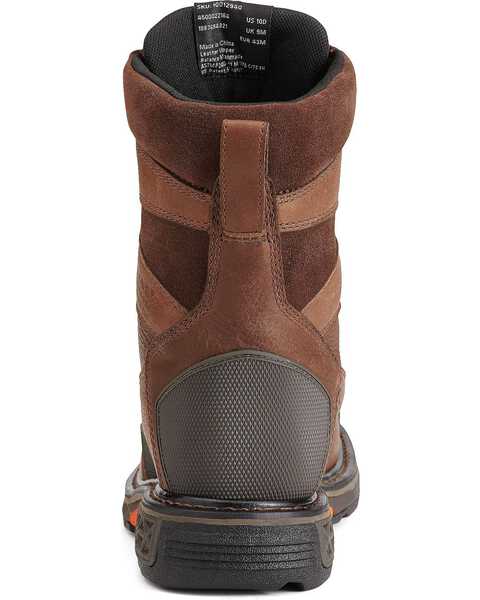 Ariat Men's Overdrive 8" Lace-Up Work Boots - Composite Toe, Chestnut, hi-res