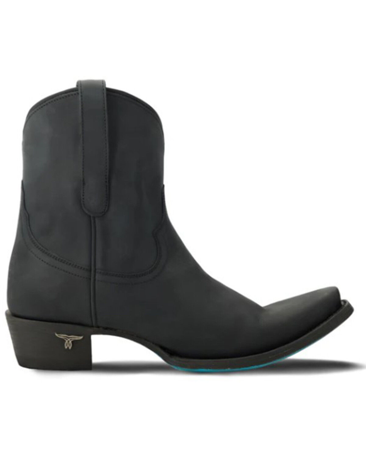 Image #2 - Lane Women's Emma Jane Western Booties - Snip Toe, Black, hi-res