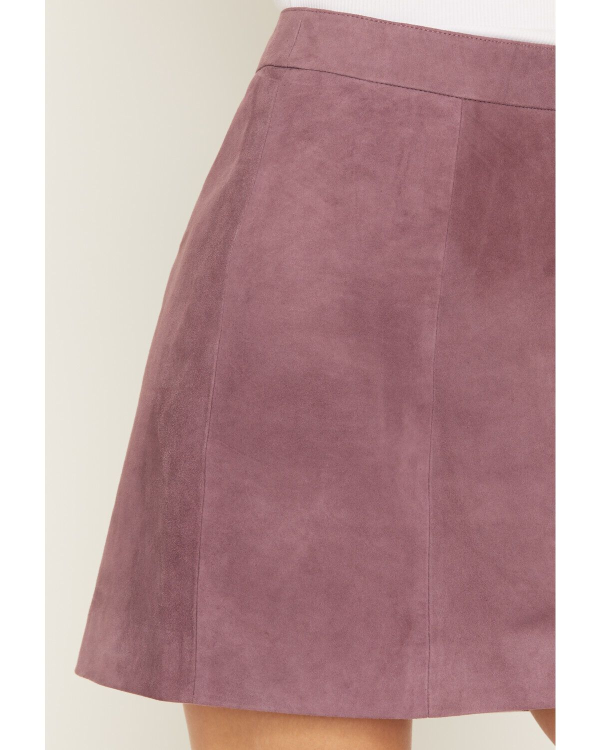 Image #2 - Idyllwind Women's Waters Suede Mini Skirt, Orchid, hi-res