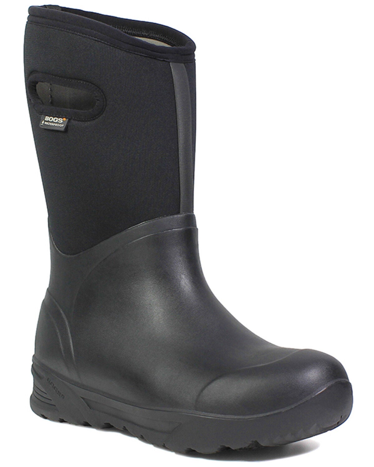 Bogs Men's Bozeman Insulated Waterproof Work Boots - Round Toe, Black, hi-res
