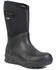 Image #1 - Bogs Men's Bozeman Insulated Waterproof Work Boots - Round Toe, Black, hi-res