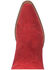 Image #6 - Dingo Women's Out West Suede Western Boots - Pointed Toe , Red, hi-res
