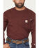 Image #3 - Carhartt Men's FR Force® Loose Fit Eagle Long Sleeve Graphic Work T-Shirt, Burgundy, hi-res