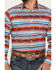 Image #3 - Ariat Men's Pratt Southwestern Striped Print Long Sleeve Snap Western Shirt, Multi, hi-res