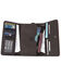 Montana West Women's Turquoise Southwest Print Thunderbird Wallet, Turquoise, hi-res