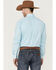 Image #4 - Stetson Men's Deco Geo Print Long Sleeve Button Down Western Shirt , Blue, hi-res