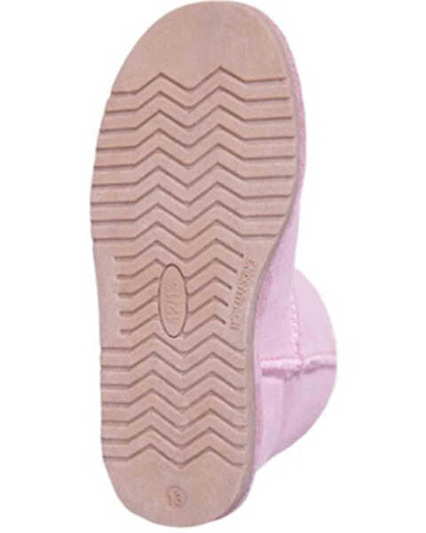 Image #6 - Cloud Nine Girls' Sheepskin Pom Pom Boots - Round Toe , Pink, hi-res