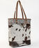 Image #2 - Myra Bag Women's Sooty Specks Canvas & Hair-On Tote, Black, hi-res