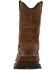 Georgia Boot Men's Athens 360 Waterproof Western Work Boots - Steel Toe, Brown, hi-res