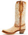Image #3 - Corral Women's Crackled Western Boots - Snip Toe , Beige, hi-res