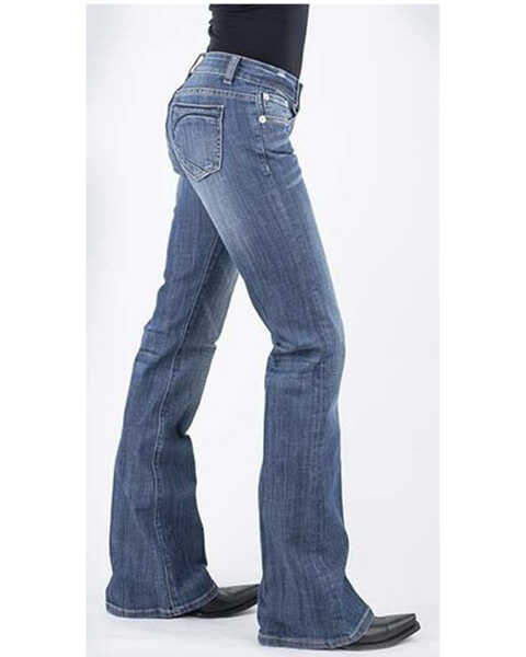 Stetson Women's Medium 816 Classic Bootcut jeans , Blue, hi-res