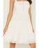 Image #3 - Miss Me Women's Eyelet Tiered Mini Dress, White, hi-res