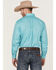 Image #4 - Rough Stock by Panhandle Men's Southwestern Geo Print Long Sleeve Button Down Western Shirt , Turquoise, hi-res