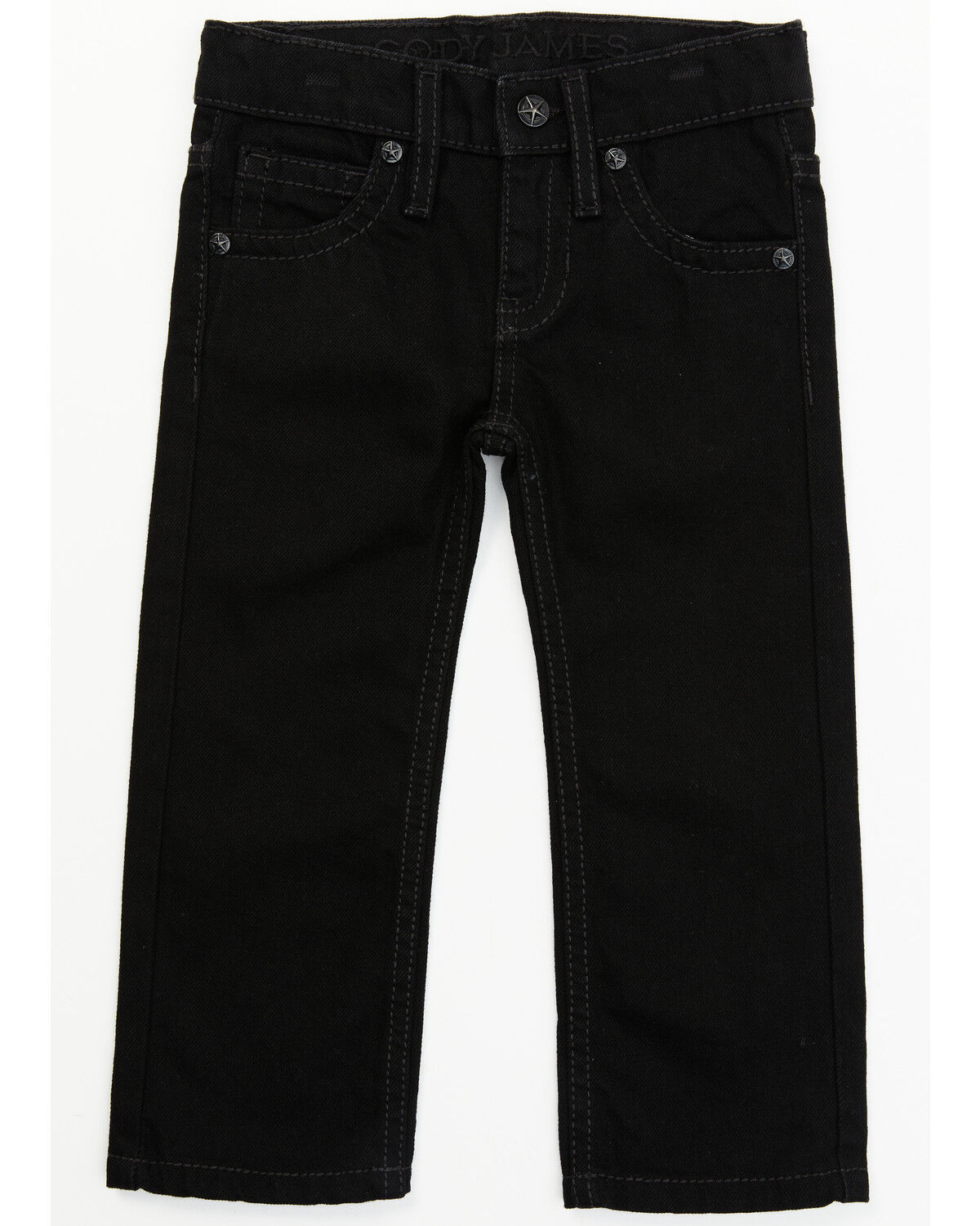 Image #1 - Cody James Toddler Boys' Night Rider Wash Slim Straight Jeans, Black, hi-res