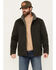 Image #1 - Brothers and Sons Men's Legacy Sherpa Lined Oil Button Down Jacket, Brown, hi-res