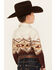 Image #4 - Roper Boys' Southwestern Border Print Long Sleeve Pearl Snap Western Shirt, White, hi-res