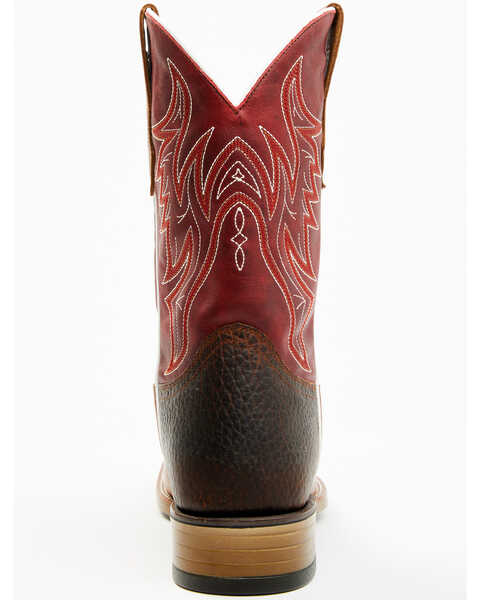 Image #5 - Cody James Men's Hoverfly Western Performance Boots - Broad Square Toe, Red/brown, hi-res