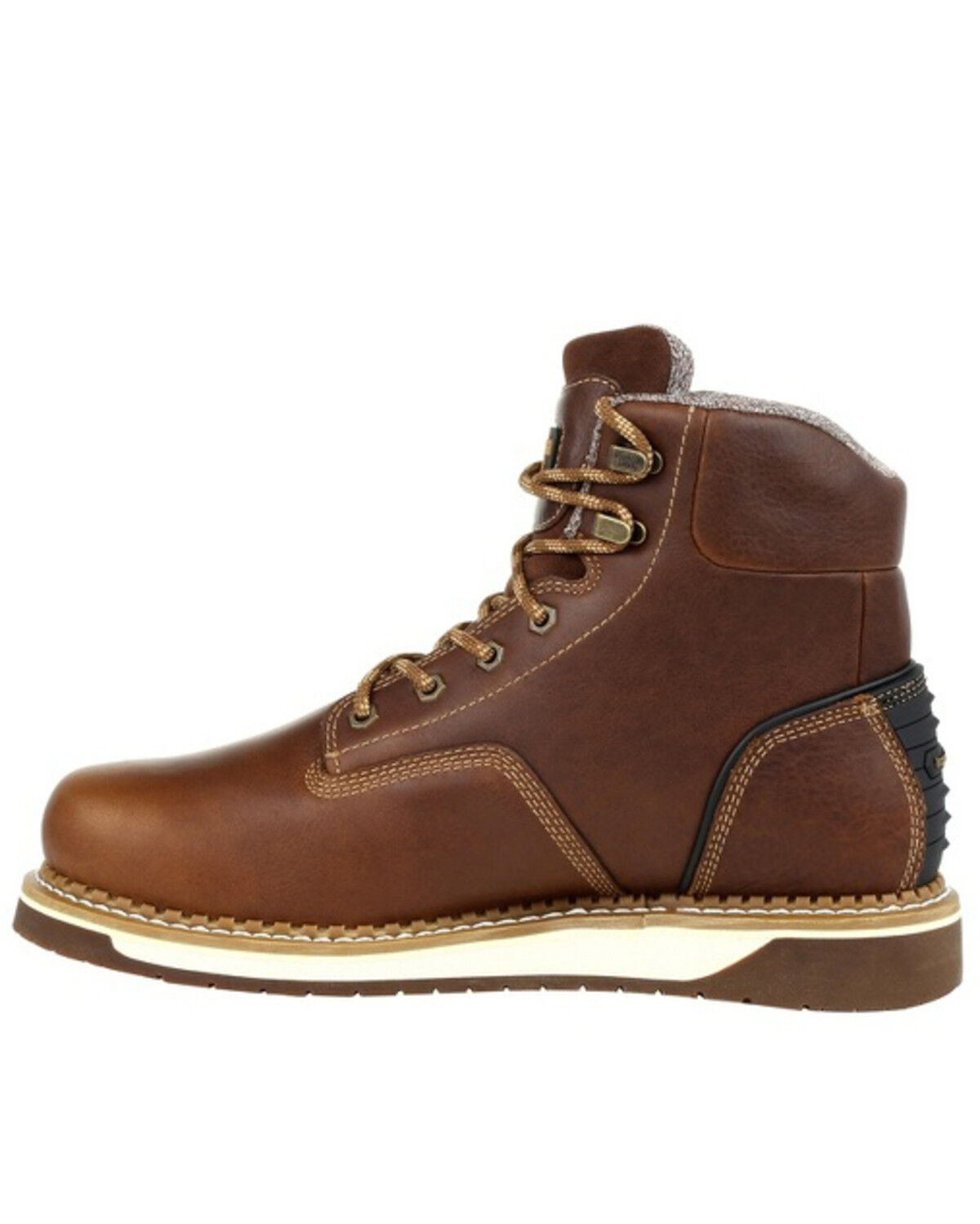 Image #3 - Georgia Boot Men's AMP LT Wedge Waterproof Work Boots - Soft Toe, Brown, hi-res