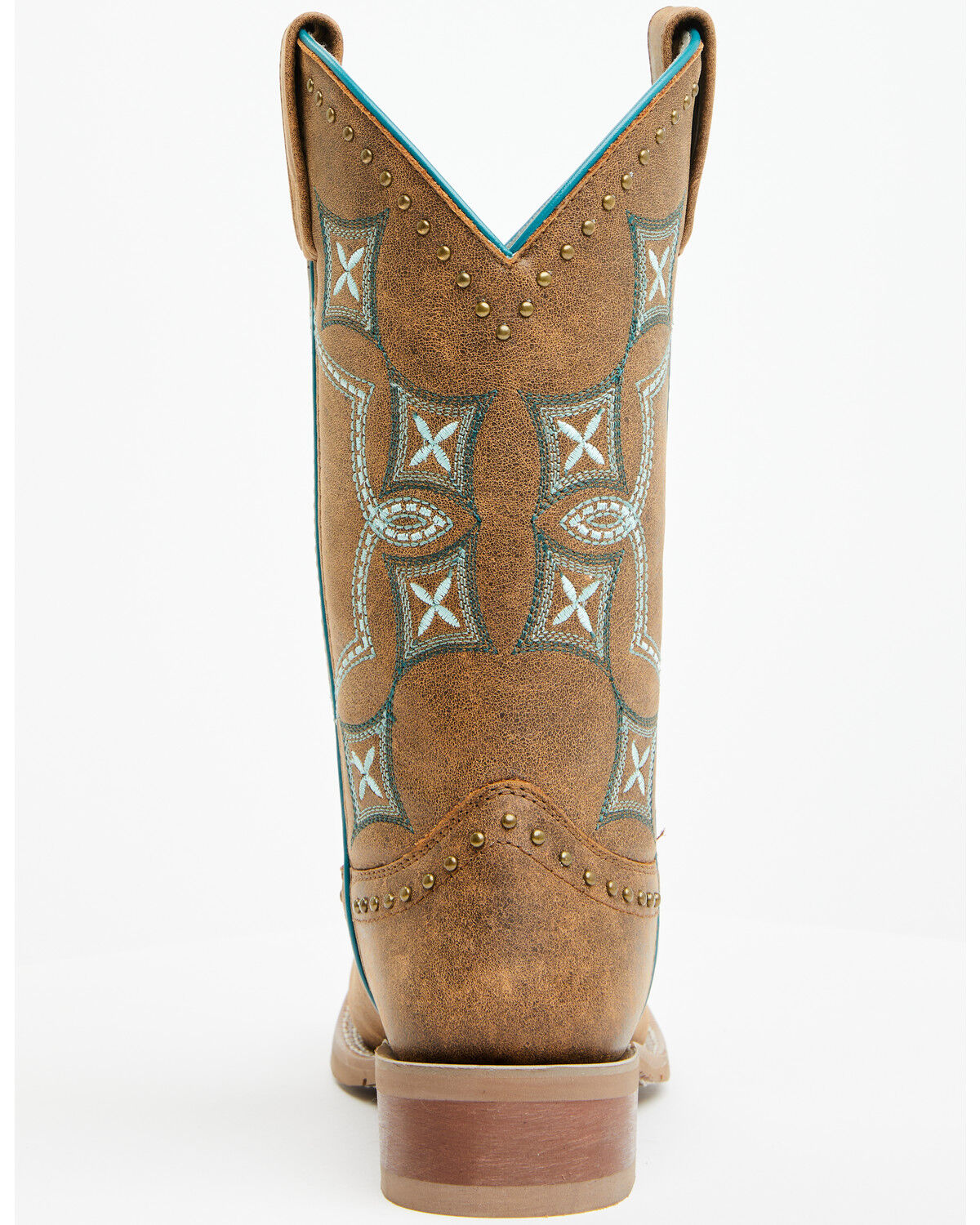 Image #5 - Laredo Women's Addie Western Boots - Broad Square Toe, Tan, hi-res