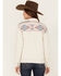 Image #4 - RANK 45® Women's 1/4 Zip Southwestern Print Contrast Pullover , Oatmeal, hi-res