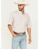 Image #1 - George Strait by Wrangler Men's Plaid Print Short Sleeve Button-Down Stretch Western Shirt, Multi, hi-res