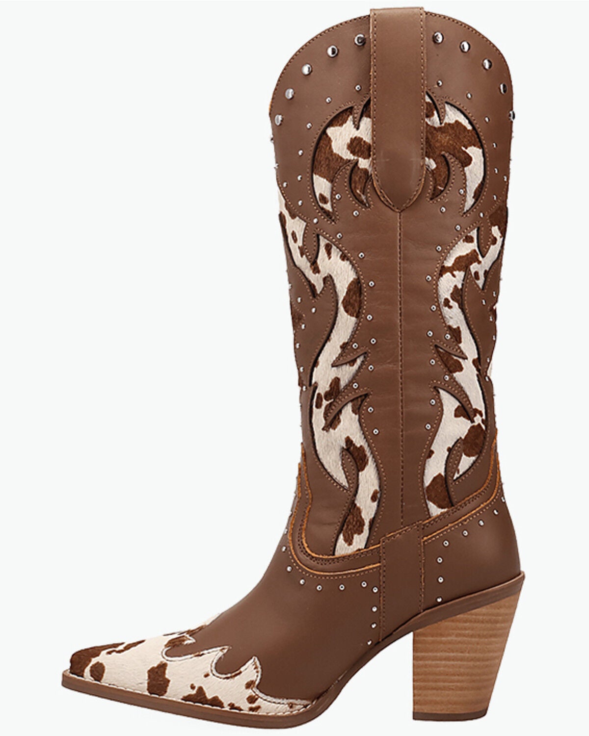 Image #3 - Dingo Women's Untamed Western Boots - Round Toe, Brown, hi-res